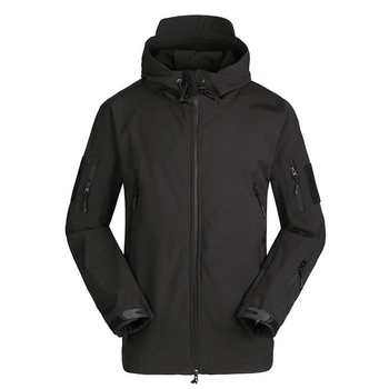Тактична куртка Tringa Soft Shell (Black) XXXL