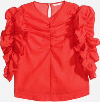 Блузка женская H&M 0594618 36 Красная (KAY2000000925004)