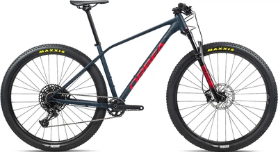 Велосипед Orbea Alma H10-Eagle 29 S 2021 Blue Bondi (Matte) - Bright Red (Gloss) (L22316LJ)