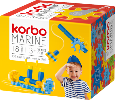 Zestaw do kreatywnego konstruowania Korbo Marine 18 elementów (5906395455409)