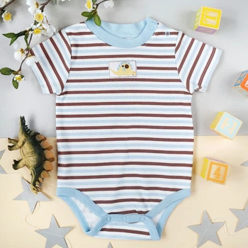 Боді для хлопчика Hawk Kids J221036 56 см Блакитний