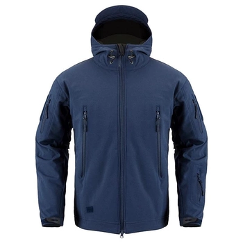Тактична куртка / вітровка Pave Hawk Softshell navy blue (темно-синій) L