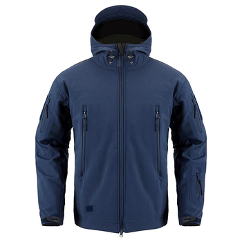 Тактическая куртка / ветровка Pave Hawk Softshell navy blue (темно-синий) XXXL