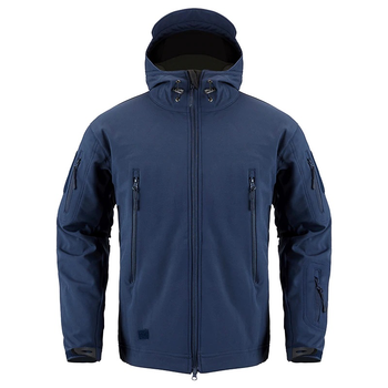 Тактическая куртка / ветровка Pave Hawk Softshell navy blue (темно-синий) XXXL