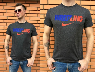 Мужская футболка Lenato Wrestling M графит