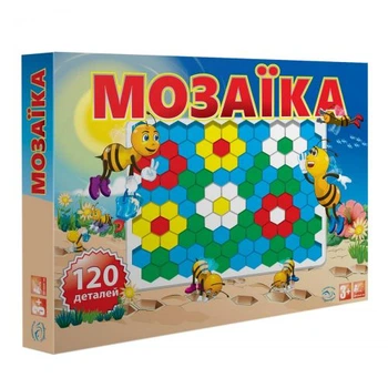 Мозаика 150 элементов для детей творческий набор развитие моторики игровой комплект