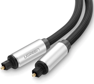 Оптический кабель Ugreen AV108 Toslink-Toslink Optical Pro Audio Cable 1.5 м Black (90401979/10542)