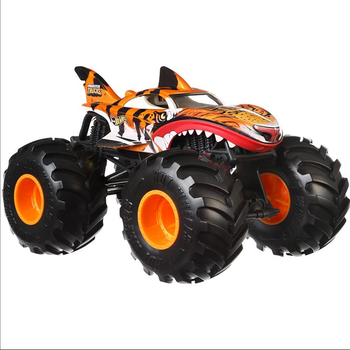 Джип Хот Вілс Монстр-Трак Тигрова Акула Hot Wheels Monster Trucks Tiger Shark 1:24 Mattel GCX21