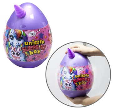 Іграшка-сюрприз Unicorn Surprise Box, укр (фіолетовий) Dankotoys USB-01-01U