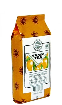 Чай черный рассыпной среднелистовой Манго, Млесна (Mlesna) 100г. (01-003а mango)