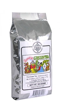 Чай зелений розсипний крупнолистовий Млесна (Mlesna) 100г. (01-016 T)