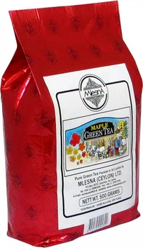 Чай зелений розсипний крупнолистовий Кленовий Сироп, Млесна (Mlesna) 500г. (01-012 Maple)