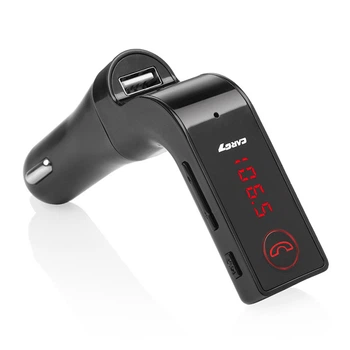 FM Модулятор Трансмиттер для авто с Bluetooth MP3 AUX передатчик Clefers G7 Черный (508750х2)