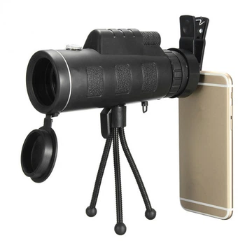 Монокуляр PANDA SL-2 40х60 з кріпленням для телефону Чорний