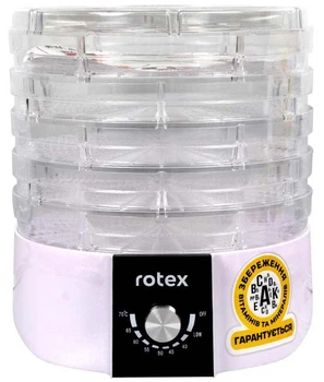 Сушарка для овочів і фруктів ROTEX RD540-W