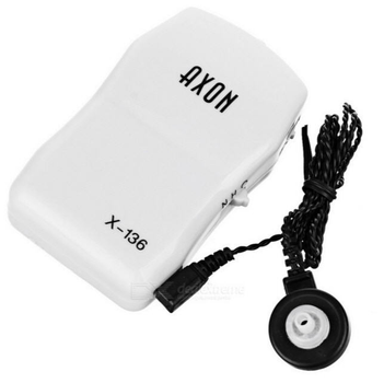 Слуховий апарат, Axon x 136, колір - білий, Аксон, підсилювач слуху (1002944-White-1)