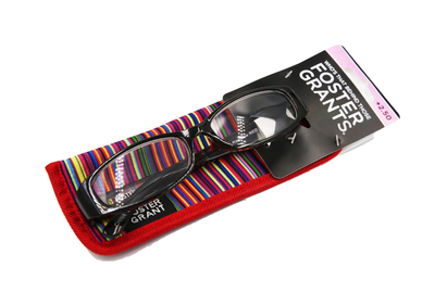 Складные очки для чтения +2,50 с овальной оправой Foster Grant черный-разноцветный US1-100145
