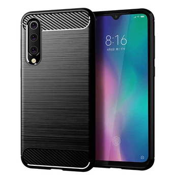 Чохол Lenuo Carbon Fiber для Xiaomi Mi 9 Black