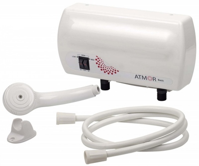 Проточный водонагреватель ATMOR Basic 5 Kw (Душ)