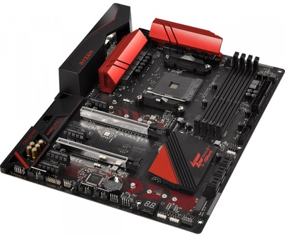 Материнская плата AM4 (X370) AsRock Fatal1ty X370 Gaming X, X370, 4xDDR4, SLI/CrossFireX, Int.Video(CPU)