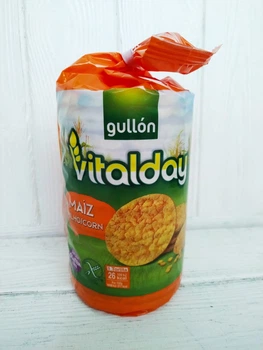 Хлебцы кукурузные GULLON Tortitas Maiz sin Gluten 130 г Испания