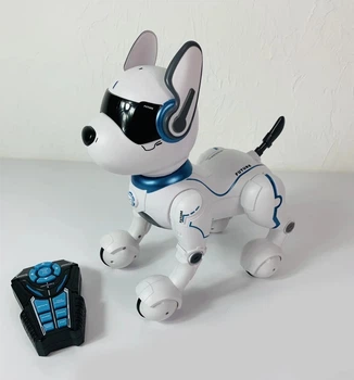 Интерактивная собака робот LEIDY Dog A001 Smart щенок с голосовым управлением
