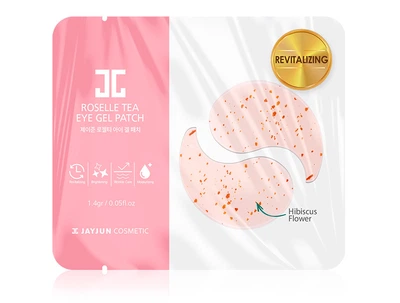 Гидрогелевые патчи под глаза с экстрактом гибискуса Jayjun Roselle Tea Eye Gel Patch, 2шт (8809495893904)