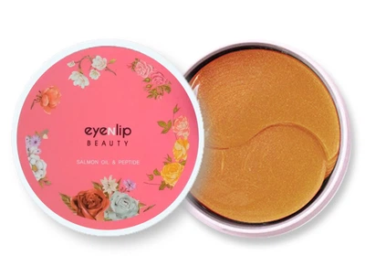 Гидрогелевые патчи под глаза с лососевым маслом и пептидами Eyenlip Salmon Oil & Peptide Hydrogel Eye Patch, 60шт (8809555250166)