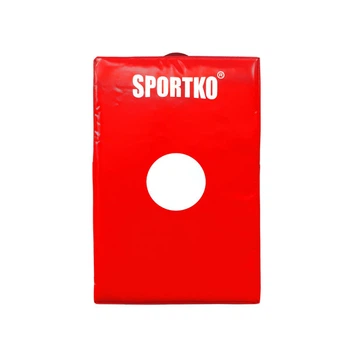Макивара двойная SPORTKO красная ПВХ
