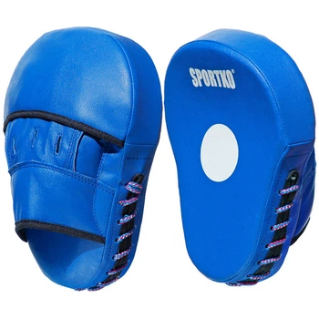 Лапы боксерские гнутые SPORTKO синие