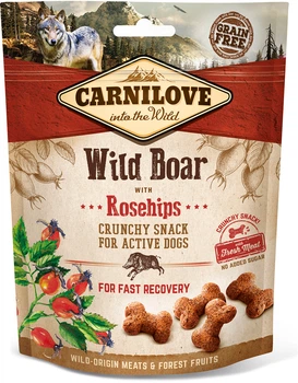 Przysmak dla psa Carnilove Crunchy Snack z dzikiem, owocami dzikiej róży i świeżym mięsem 200 g (8595602527298)