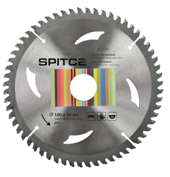 Диск пильный Spitce для алюминия 210/30 54Т (22-954)