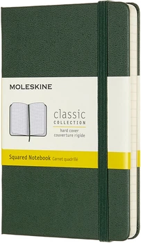 Записная книга Moleskine Classic 9 х 14 см 192 страницы в клетку Миртовый Зелёный (8058647629049)