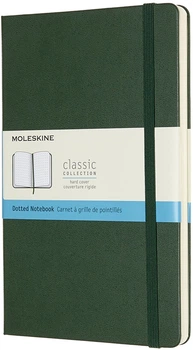Записная книга Moleskine Classic 13 х 21 см 240 страниц в точку Миртовый Зелёный (8058647629094)