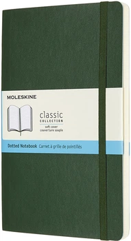 Записная книга Moleskine Classic 13 х 21 см 192 страницы в точку Миртовый Зелёный Мягкая обложка (8053853600042)