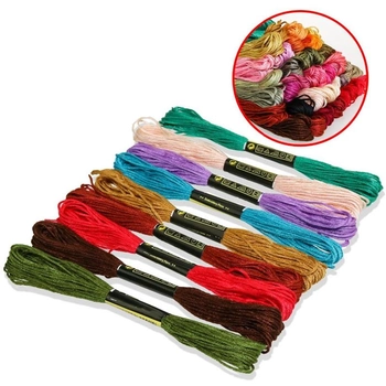 Многоцветный Набор Ниток Мулине CarryMul для Вышивки Крестиком, 100 штук (100-MUL)