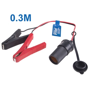 Перехідник клемм K-11 прикурювання зі штекером заглушка 12V/24 V 20А