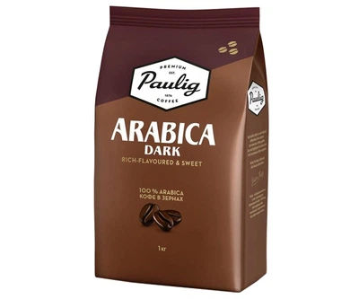 Кави Paulig Arabica Dark у зернах 1 кг