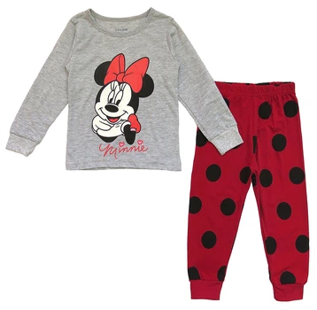 Пижама Minnie Mouse Baby Joe для девочки 90 см Серая с красным 11622