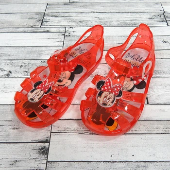 Силиконовые сандалии Minnie Mouse Disney для девочки 25 Красные 17992