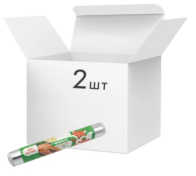 Упаковка фольги алюмінієвої Лис Борис 20 м х 2 шт. (4820151770661)