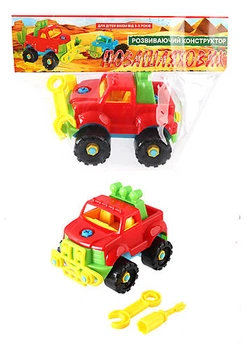 Позашляховик-конструктор з викруткою Toys plast (ІП.30.009)