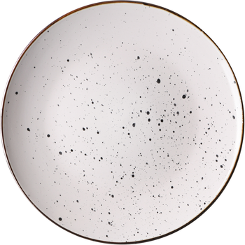 Тарелка обеденная Ardesto Bagheria Bright white Белый 26 см(AR2926WGC)
