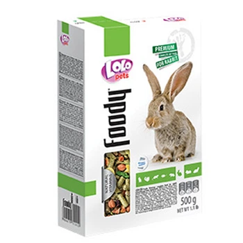 Повнораціонний корм для кроликів Lolo Рets 500г