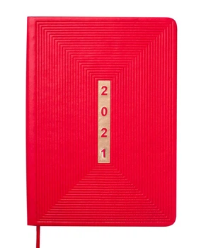 Ежедневник датированный 2022 Buromax MEANDER A5 красный 336 стр (BM.2116-05)