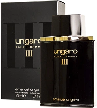 Туалетна вода для чоловіків Emanuel Ungaro Pour L'Homme III 100 мл (8034097956928)
