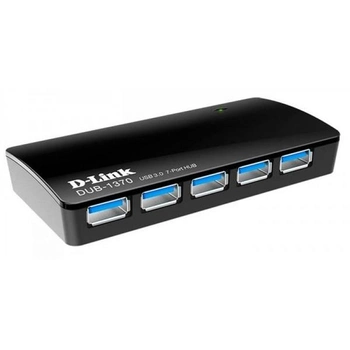 Концентратор USB3.0 D-Link Black (DUB-1370) 7хUSB3.0
