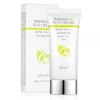 Солнцезащитный крем с экстрактом папайи SPF38/ PA+++Benton Papaya Sun Cream For Daily Use 50мл