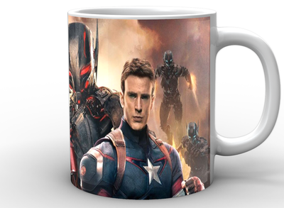 Кружка GeekLand Капитан Америка Captain America Стив Роджерс и Тони Старк CA.02.016