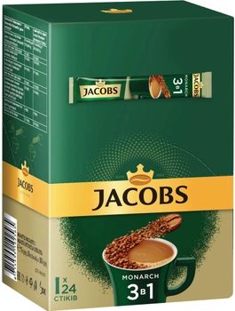 Кофейный напиток Jacobs Monarch 3в1 15 г х 24 шт (8714599102572)